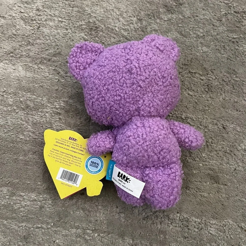Bark Square Bear Dog Toy NEW